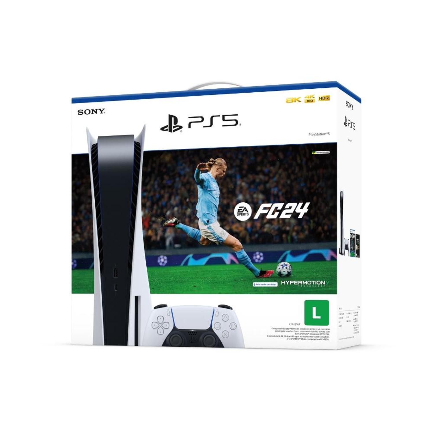 Console PlayStation 5 Edição físico 825GB SSD Sony - EA Sports FC 24