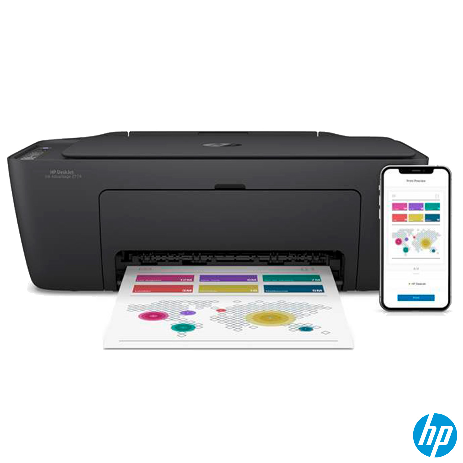 Multifuncional HP DeskJet Ink Advantage 2774